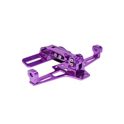 Braced addasu beic modur braced plât trwydded gymwysadwy Braced plât trwydded MSX CNC aloi alwminiwm Braced cefnogi plât trwydded